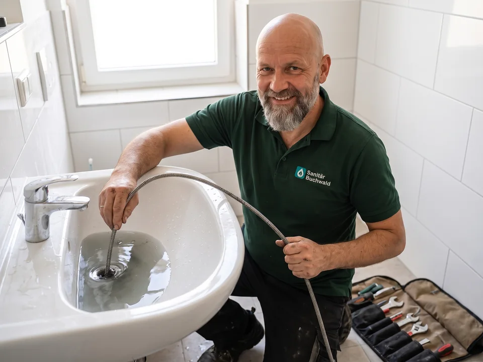 Sanitär Buchwald – verstopften Abfluss schnell und sauber freilegen