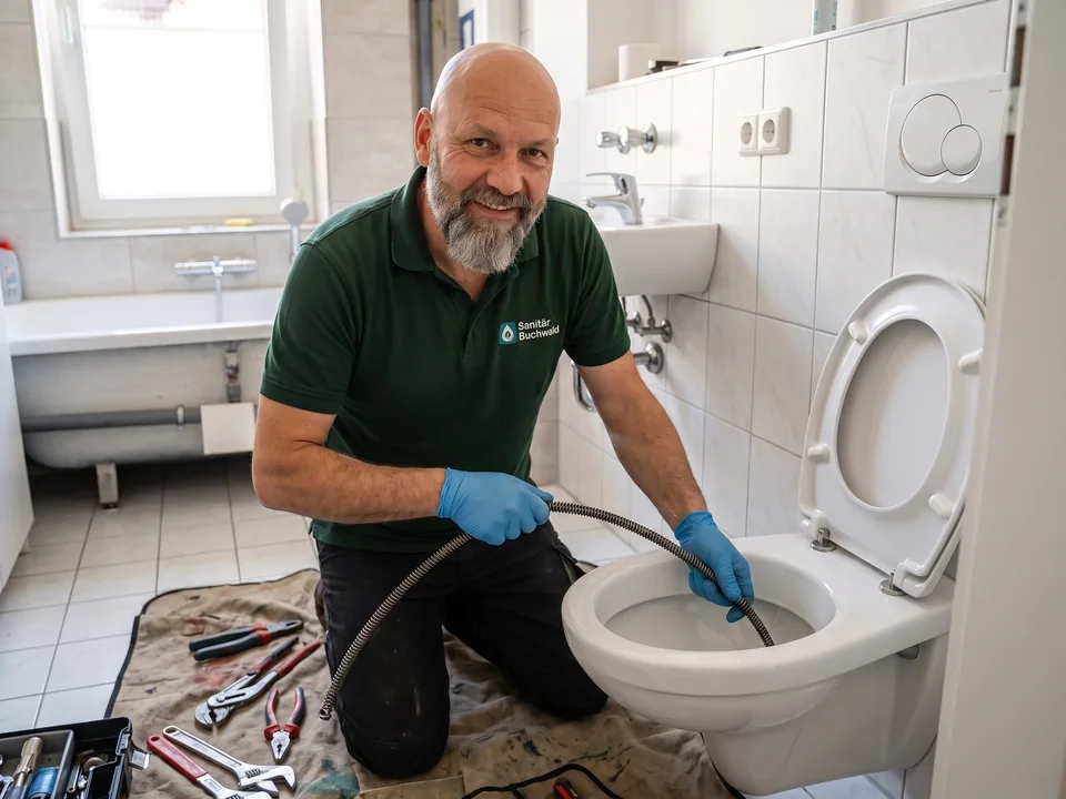 Sanitär Buchwald – verstopftes WC schnell und sauber frei machen